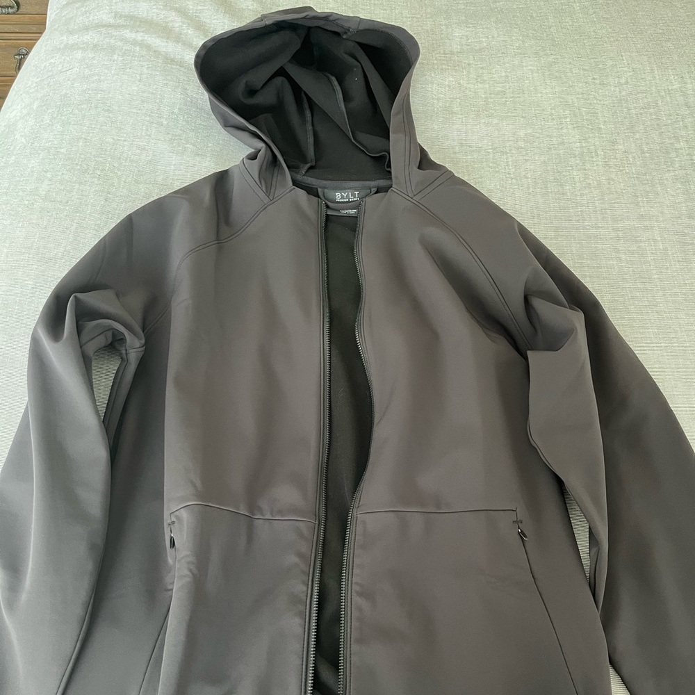 Brand New BYLT RYSE Full Zip Hoodie Jacket Black Medium
